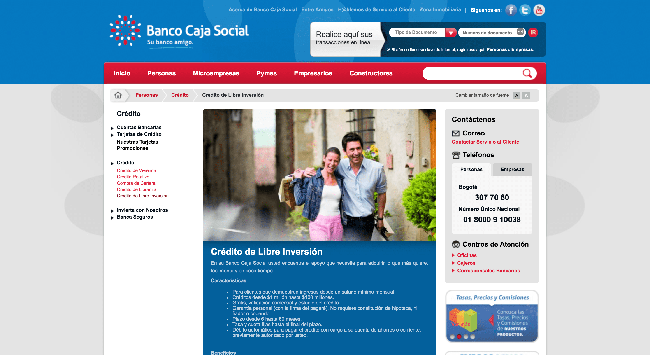 Banco Caja Social - Préstamo de hasta $100 000 000