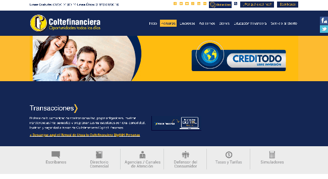 Coltefinanciera - Crédito de hasta 130 SMLV.