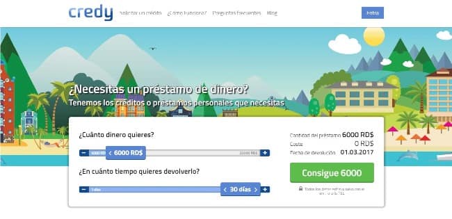 Credy – Préstamo de hasta RD$20 000