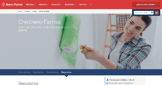 Banco Famsa - Créditos hasta $100 000