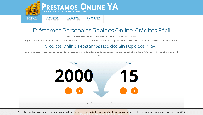 PréstamosOnlineYa hasta $6 000
